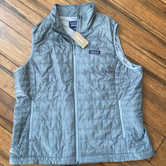 Patagonia Jackets & Blazers - Patagonia new XXL women’s feather grey nano puff vest